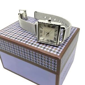 London Fog-Women’s Bristol Silver Mesh Watch